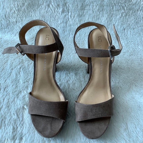Lauren Conrad suede nude pumps - Picture 2 of 3